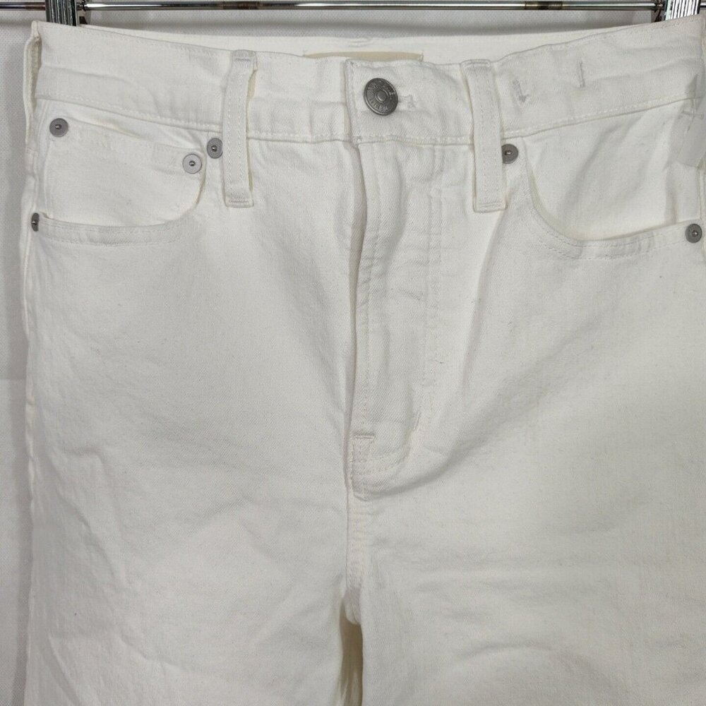 Madewell White The Perfect Vintage Jean High Rise Women Size 25 Skinny Leg ND501 - Picture 2 of 8